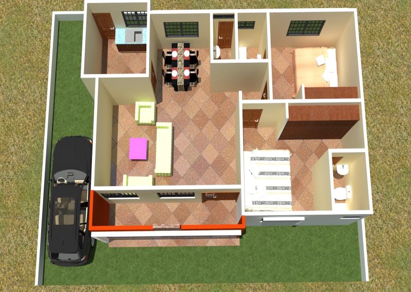 Résidence plain-pied contemporaine